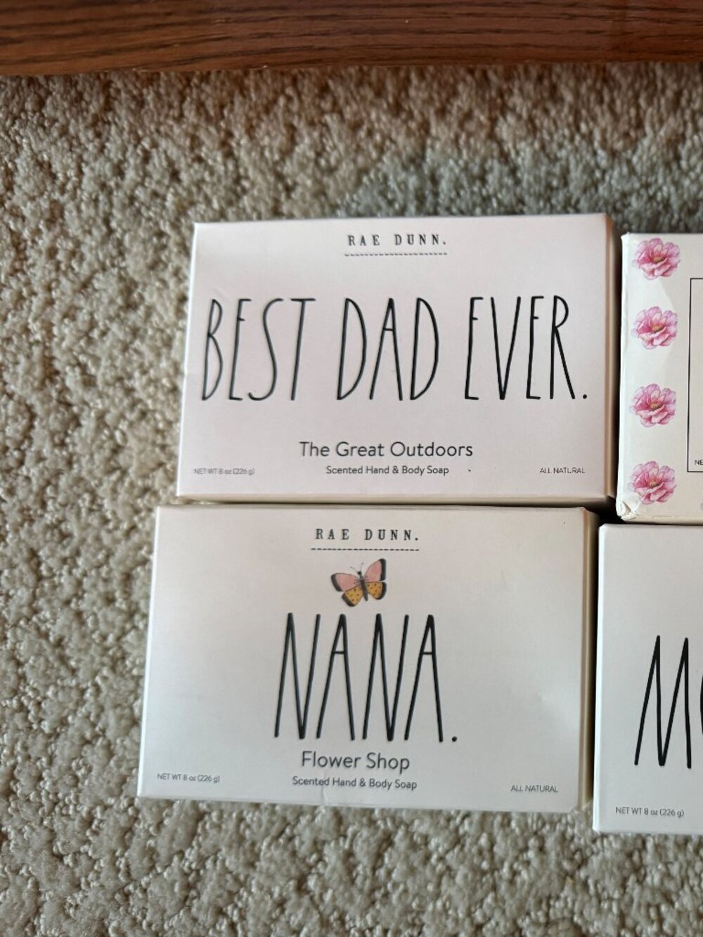Rae Dunn Bar Soap Set of 4 NIB - Picture 3 of 3
